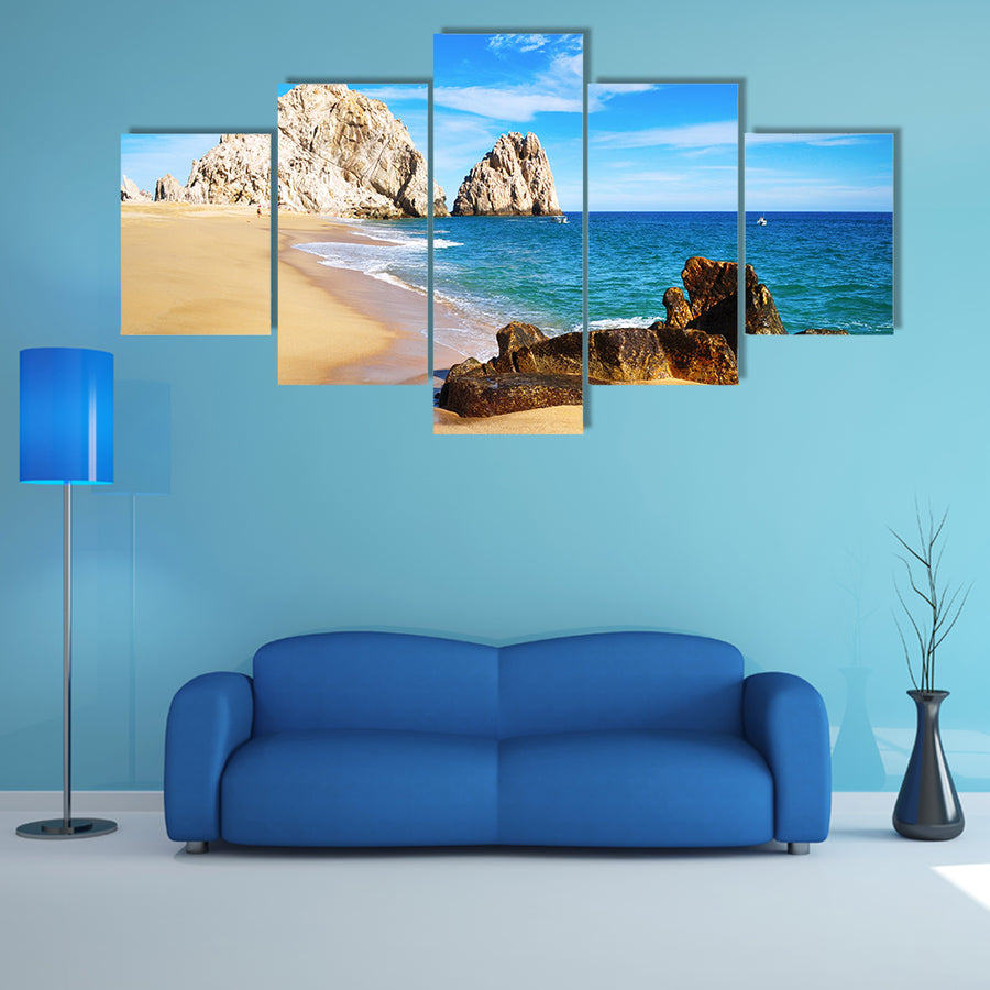The Lovers beach Pacific side, Cabo San Lucas, Baja California Sur, Mexico Multi Panel canvas wall art