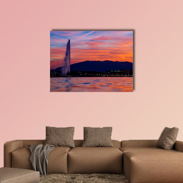 Geneva Sunset Multi panel canvas wall art