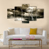 Big thunderbolt Multi Panel Canvas Wall Art