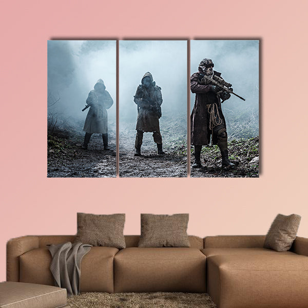 Nuclear post-apocalypse multi panel canvas wall art