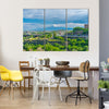 A Crowd City with A View of Rising above the sky In Armenia,  Multi Panel Canvas Wall Art