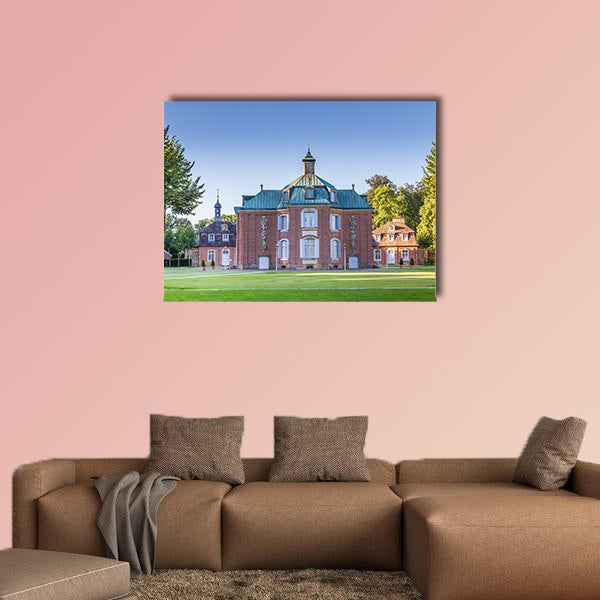 Main building of the Clemenswerth castle in Sogel, Germany wall art