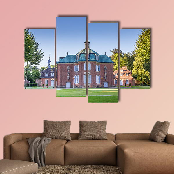 Main building of the Clemenswerth castle in Sogel, Germany wall art