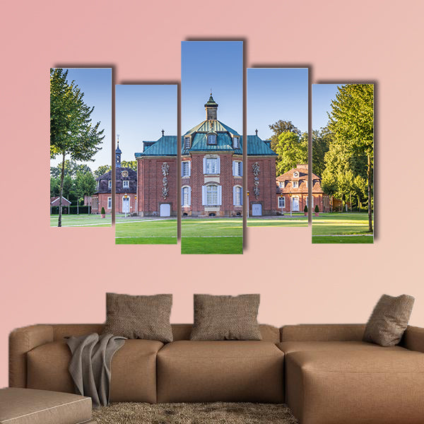 Main building of the Clemenswerth castle in Sogel, Germany wall art