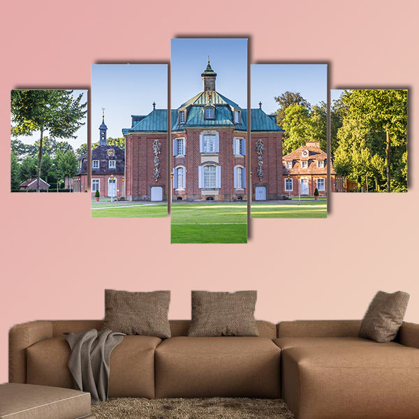 Main building of the Clemenswerth castle in Sogel, Germany wall art