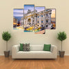 Fountain in Rome, Italy Multi panel canvas wall art