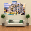 Fountain in Rome, Italy Multi panel canvas wall art