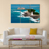 View of lighthouse in Nassau, Bahamas and tourist resorts Multi panel canvas wall art