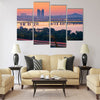 Korea,Seoul at night, South Korea city skyline. Multi panel canvas wall art