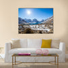 Iskanderkul Lake, Fann Mountains, Tajikistan Multi Panel Canvas Wall Art