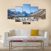 Iskanderkul Lake, Fann Mountains, Tajikistan Multi Panel Canvas Wall Art