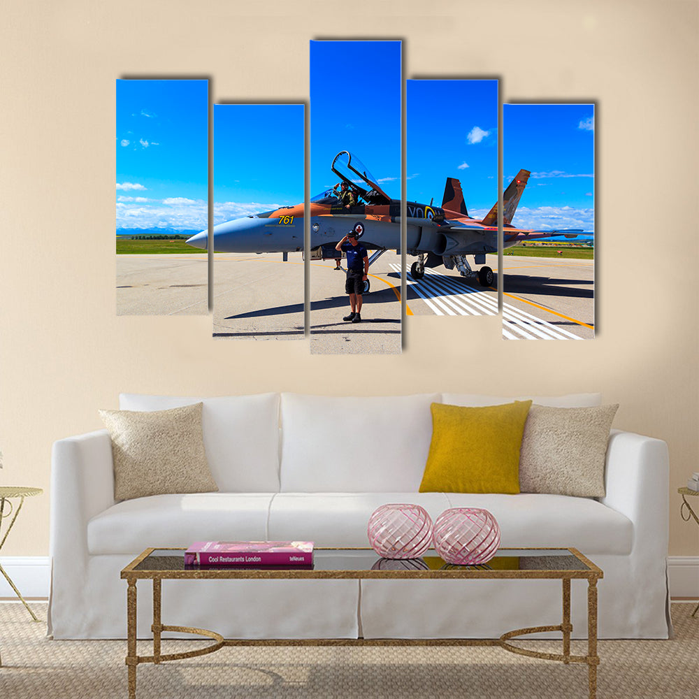 International Air Show and Open House for Canadian, USA and British multi panel canvas wall art