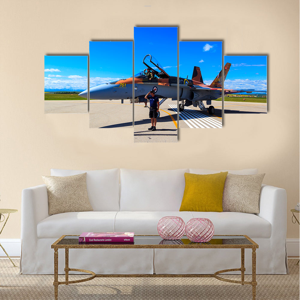 International Air Show and Open House for Canadian, USA and British multi panel canvas wall art