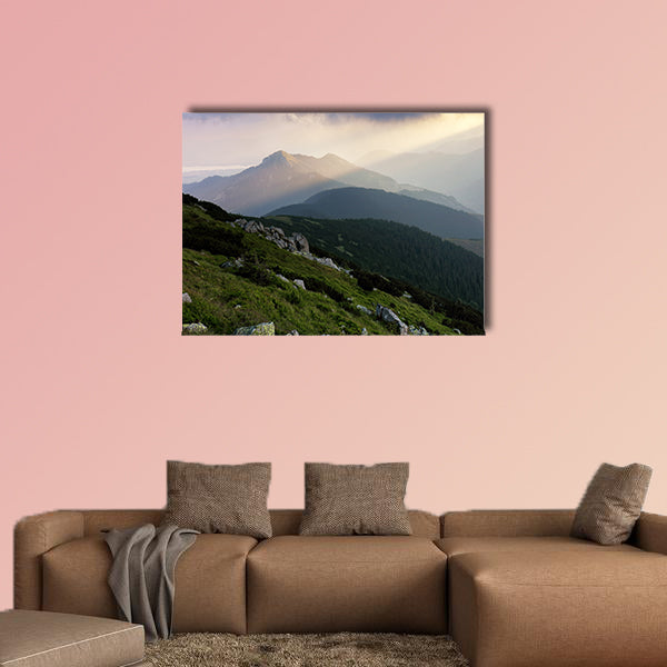 Resort Jasna in Slovakia mountain Multi panel canvas wall art
