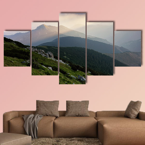 Resort Jasna in Slovakia mountain Multi panel canvas wall art