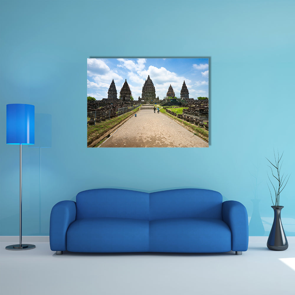 Prambanan Temple, Yogyakarta, Java, Indonesia multi panel canvas wall art