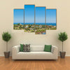 Aerial view landscape scene of Punta a watering place located in Maldonado Uruguay Multi panel canvas wall art