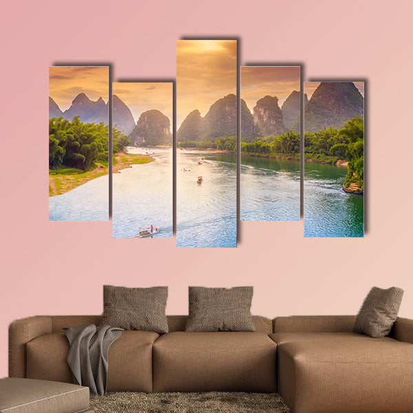 Guilin Scenery Multi panel canvas wall art