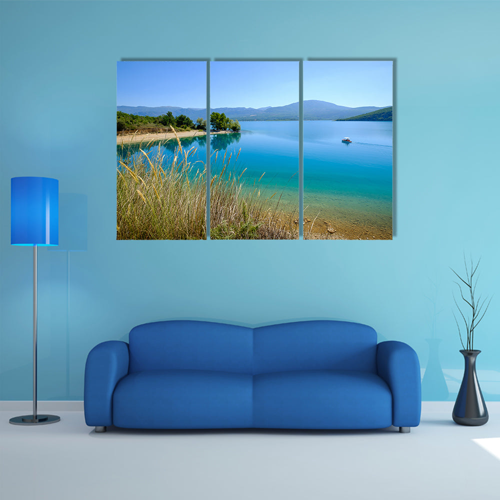 Lac de Sainte Croix Provence, Alpes France multi panel canvas wall art