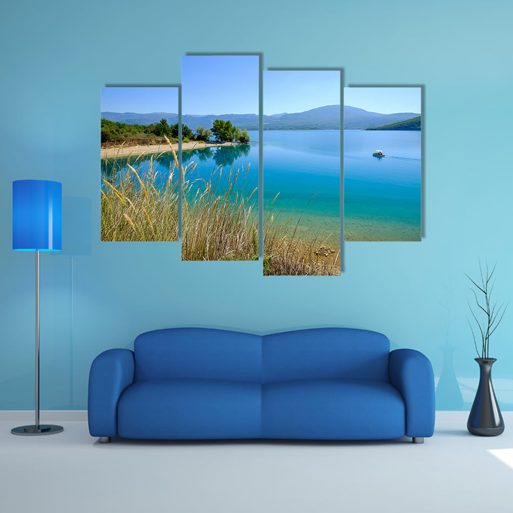 Lac de Sainte Croix Provence, Alpes France multi panel canvas wall art