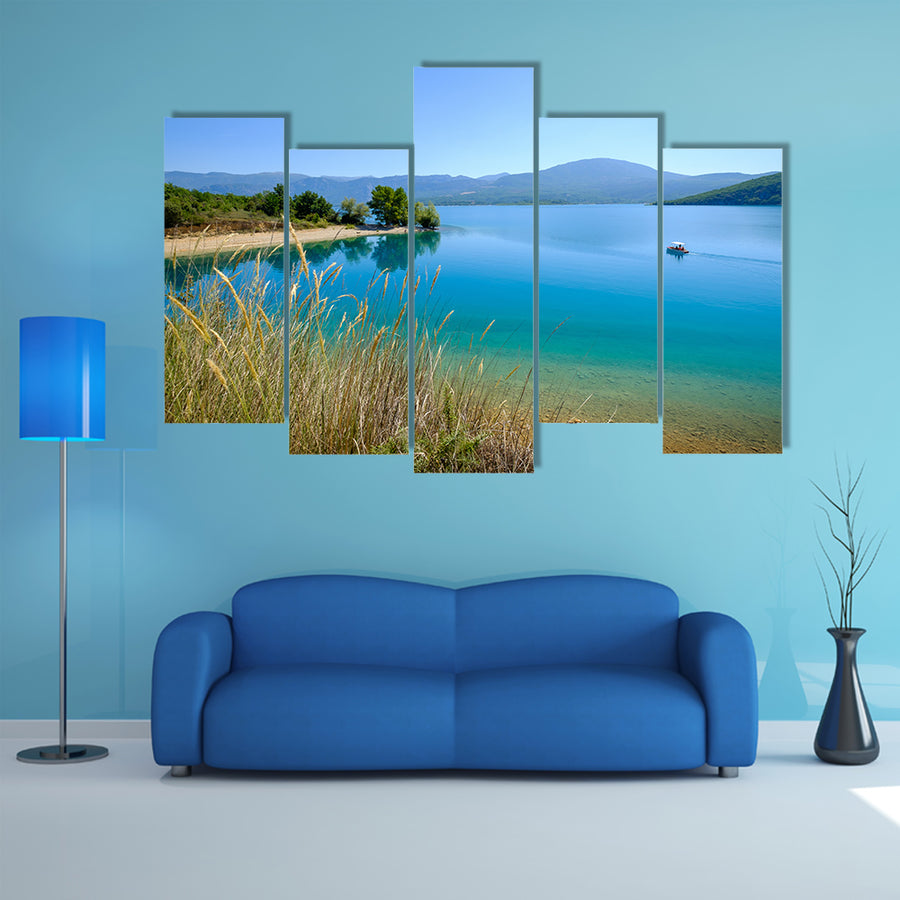 Lac de Sainte Croix Provence, Alpes France multi panel canvas wall art