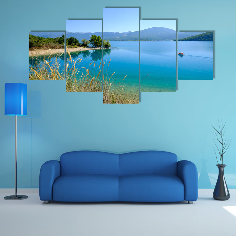 Lac de Sainte Croix Provence, Alpes France multi panel canvas wall art