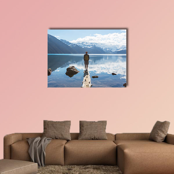 Hike on Garibaldi Lake near Whistler, BC, Canada Multi panel canvas wall art