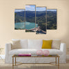 hydroelectric power plant on river Multi panel canvas wall art