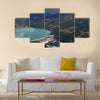 hydroelectric power plant on river Multi panel canvas wall art