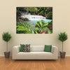 Mele Cascades Waterfall Port Vila Vanuatu Multi panel canvas wall art