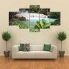 Mele Cascades Waterfall Port Vila Vanuatu Multi panel canvas wall art