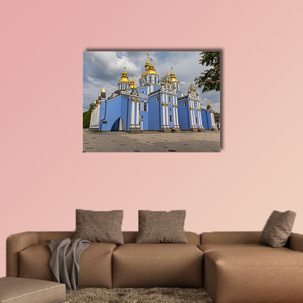 St Michaels golden domed monastery. Kiev, Ukraine Multi panel canvas wall art