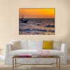 The beaches of Yongoro in front of Freetown Multi panel canvas wall art