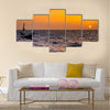 The beaches of Yongoro in front of Freetown Multi panel canvas wall art