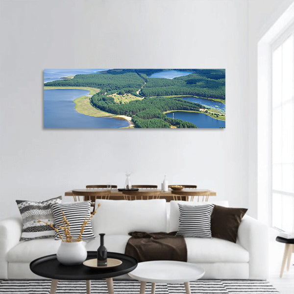 Lake Seliger Panoramic Canvas Wall Art