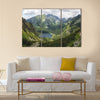 Glacial Lake Popradske Pleso in High Tatras National Park, Slovakia Multi panel canvas wall art