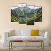 Glacial Lake Popradske Pleso in High Tatras National Park, Slovakia Multi panel canvas wall art