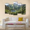 Glacial Lake Popradske Pleso in High Tatras National Park, Slovakia Multi panel canvas wall art