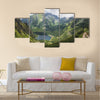 Glacial Lake Popradske Pleso in High Tatras National Park, Slovakia Multi panel canvas wall art