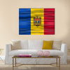 Vector realistic flag moldova Multi panel canvas wall art