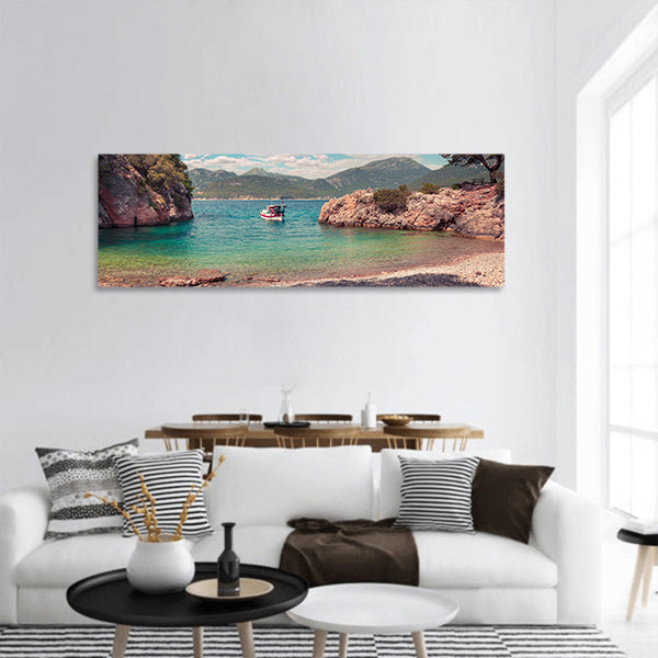 Seascape Panoramic Canvas Wall Art