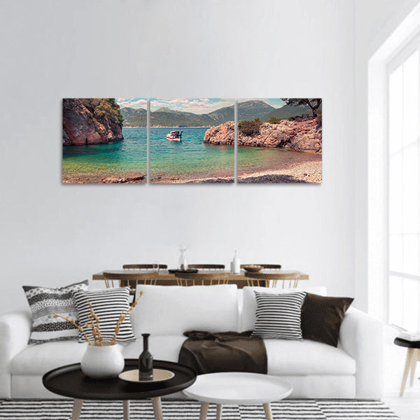Seascape Panoramic Canvas Wall Art