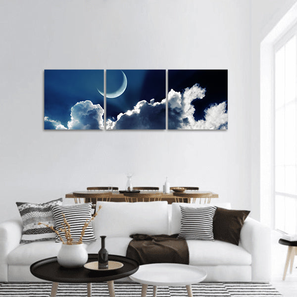 Night Sky panoramic canvas wall art
