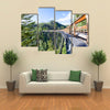 Originally one of 19 wooden railway trestles built in Myra Canyon multi panel canvas wall art