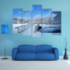 Beautiful winter landscape in the Netherlands Elswout Overveen multi panel canvas wall art