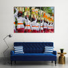 Arts Festival, Culture Of Bali Island And Indonesia People With Asian Travel Multi Panel Canvas Wall Art