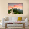 Great Wall of China at the Jinshanling section. Multi panel canvas wall art