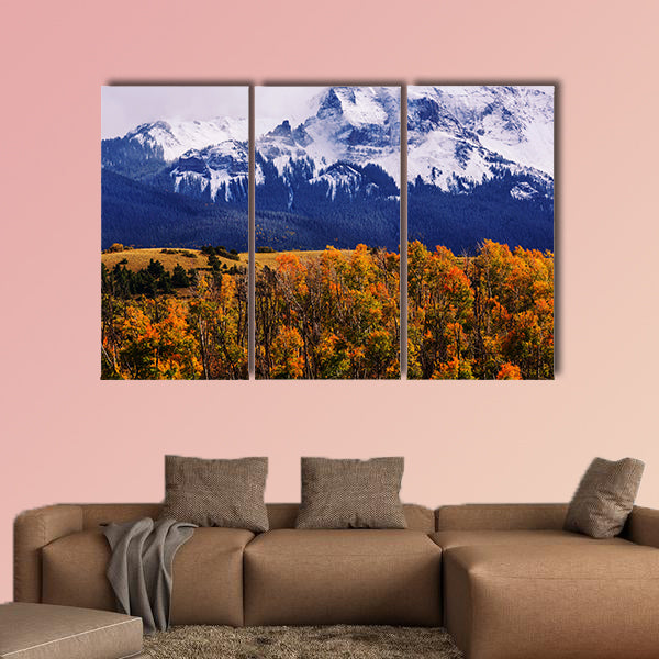 Rocky Mountains in Colorado multi panel canvas wall art