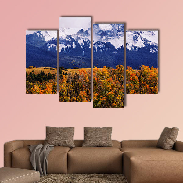 Rocky Mountains in Colorado multi panel canvas wall art