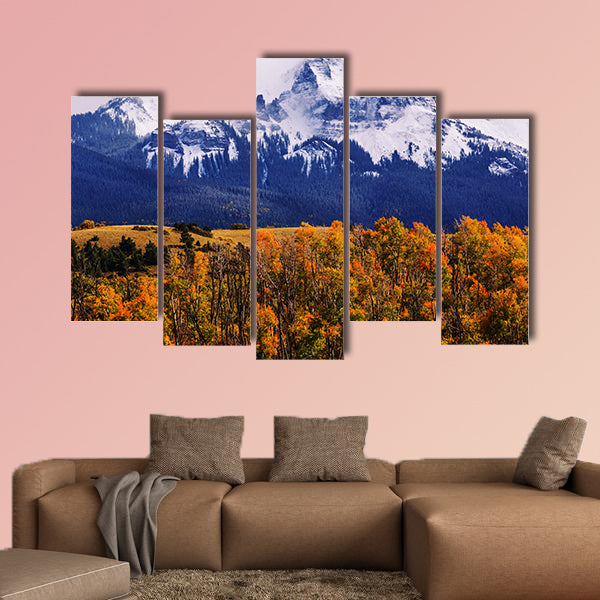 Rocky Mountains in Colorado multi panel canvas wall art